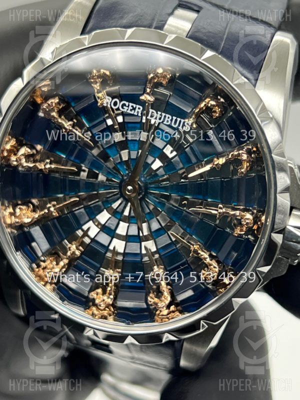 Фото 12 - Roger Dubuis Excalibur 45mm Knights Of The Round Table IV Blue