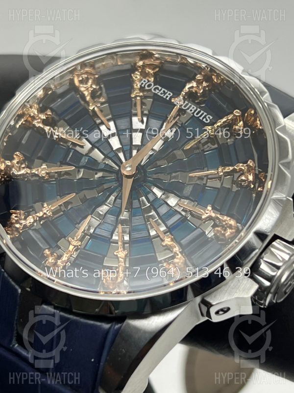 Фото 13 - Roger Dubuis Excalibur 45mm Knights Of The Round Table IV Blue