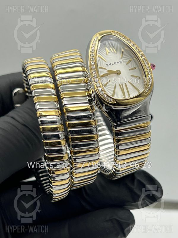 Фото 2 - Bvlgari Serpenti Tubogas 35mm Yellow
