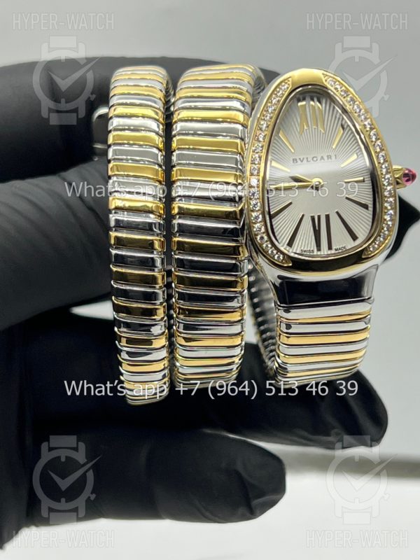 Фото 3 - Bvlgari Serpenti Tubogas 35mm Yellow