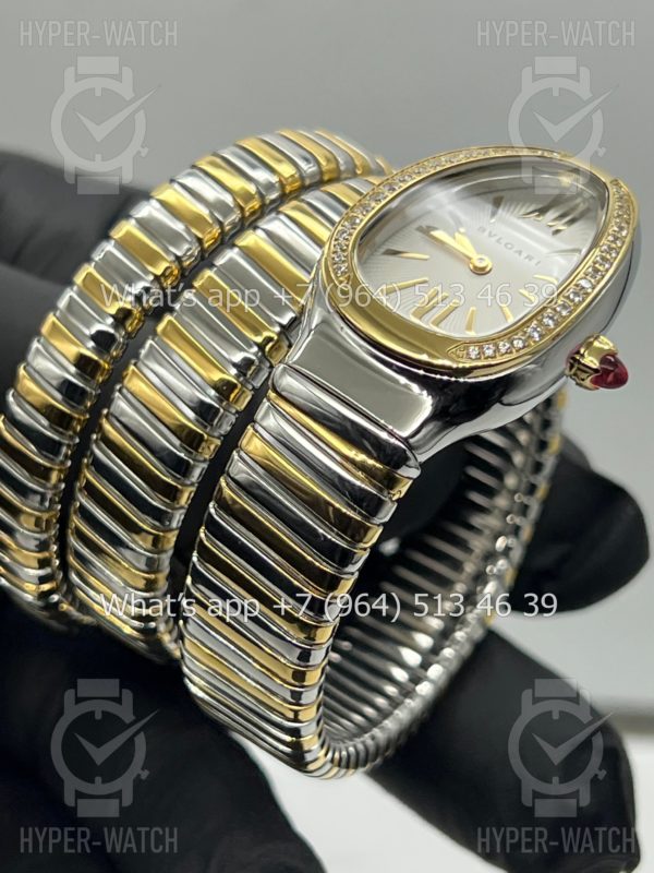 Фото 6 - Bvlgari Serpenti Tubogas 35mm Yellow