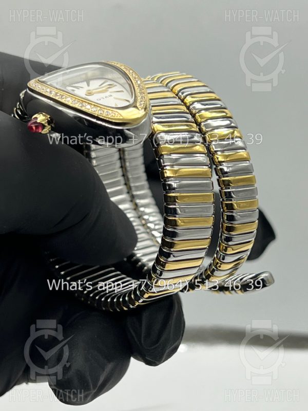 Фото 8 - Bvlgari Serpenti Tubogas 35mm Yellow