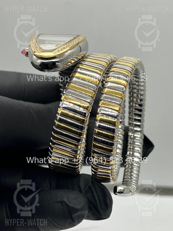 Фото 9 - Bvlgari Serpenti Tubogas 35mm Yellow