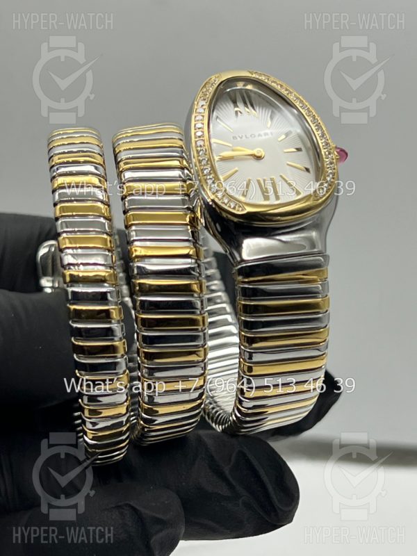 Фото 12 - Bvlgari Serpenti Tubogas 35mm Yellow