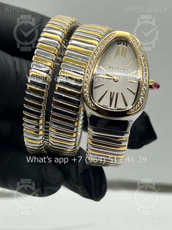 Фото 13 - Bvlgari Serpenti Tubogas 35mm Yellow