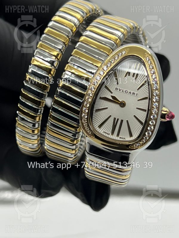 Фото 14 - Bvlgari Serpenti Tubogas 35mm Yellow