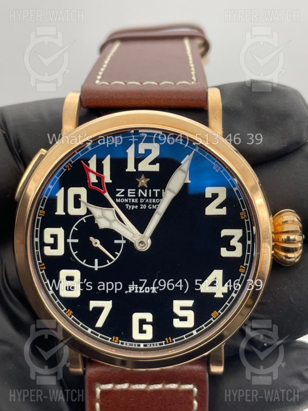 Товар Zenith Pilot Montre D'aeronef Type 20 GMT 45mm Art 4222 Фото 2 - Zenith Pilot Montre D'aeronef Type 20 GMT 45mm Art 4222