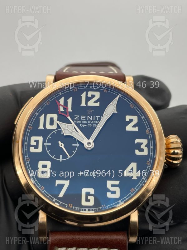 Товар Zenith Pilot Montre D'aeronef Type 20 GMT 45mm Art 4222 Фото 3 - Zenith Pilot Montre D'aeronef Type 20 GMT 45mm Art 4222