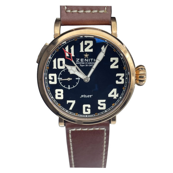 Товар Zenith Pilot Montre D'aeronef Type 20 GMT 45mm Art 4222 Фото 1 - Zenith Pilot Montre D'aeronef Type 20 GMT 45mm Art 4222