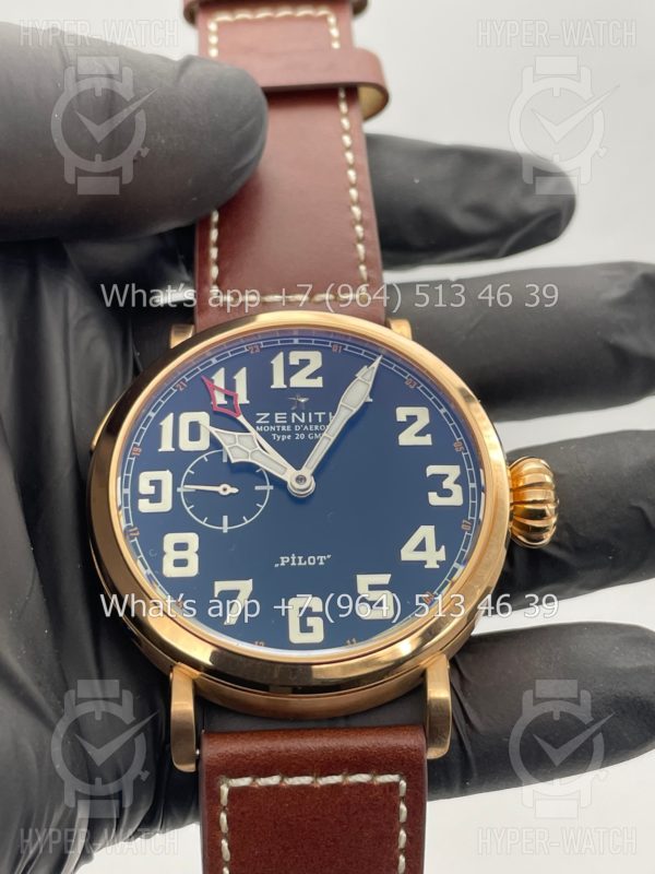 Товар Zenith Pilot Montre D'aeronef Type 20 GMT 45mm Art 4222 Фото 6 - Zenith Pilot Montre D'aeronef Type 20 GMT 45mm Art 4222