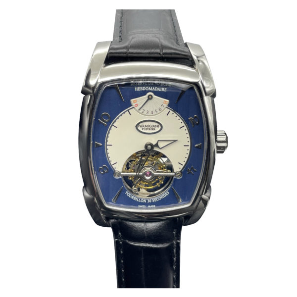 Фото 1 - Parmigiani Fleurier Hebdomadaire Tourbillon Blue