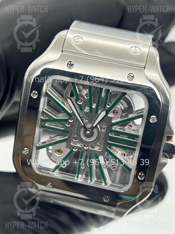 Товар Cartier Santos de Cartier Skeleton 40mm WHSA0028 Фото 4 - Cartier Santos de Cartier Skeleton 40mm WHSA0028
