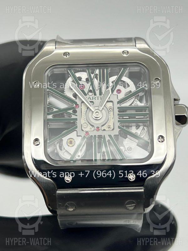 Товар Cartier Santos de Cartier Skeleton 40mm WHSA0028 Фото 12 - Cartier Santos de Cartier Skeleton 40mm WHSA0028