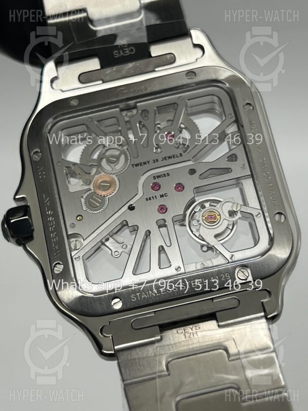 Товар Cartier Santos de Cartier Skeleton 40mm WHSA0028 Фото 18 - Cartier Santos de Cartier Skeleton 40mm WHSA0028
