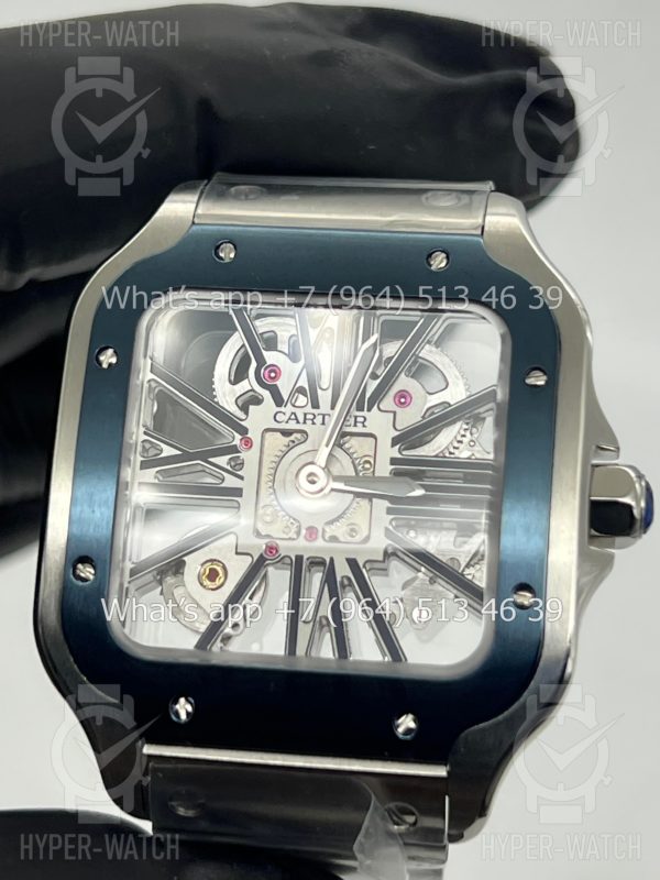 Товар Cartier Santos de Cartier Skeleton 40mm WHSA0026 Фото 8 - Cartier Santos de Cartier Skeleton 40mm WHSA0026