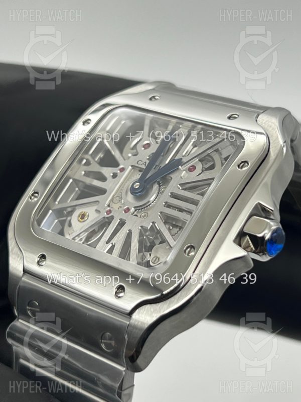 Фото 6 - Cartier Santos de Cartier Skeleton 40mm WHSA0015