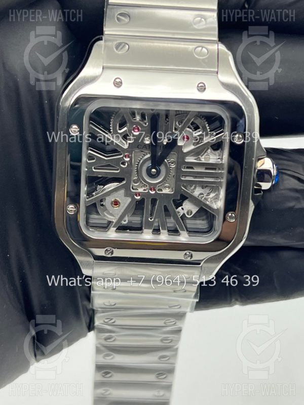 Фото 11 - Cartier Santos de Cartier Skeleton 40mm WHSA0015