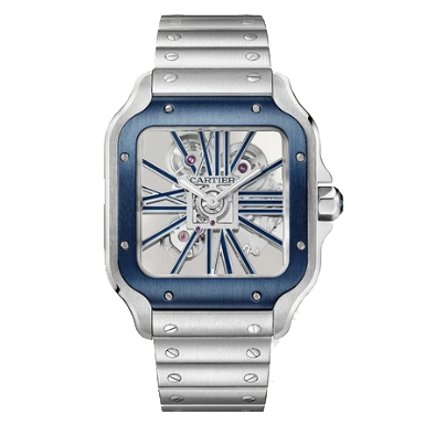 Товар Cartier Santos de Cartier Skeleton 40mm WHSA0026 Фото 1 - Cartier Santos de Cartier Skeleton 40mm WHSA0026