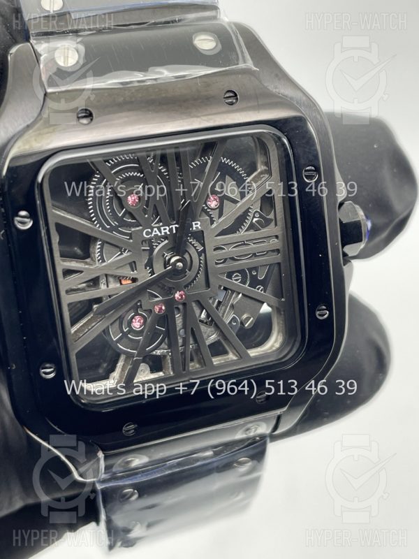 Товар Cartier Santos de Cartier Skeleton 40mm Black Фото 3 - Cartier Santos de Cartier Skeleton 40mm Black
