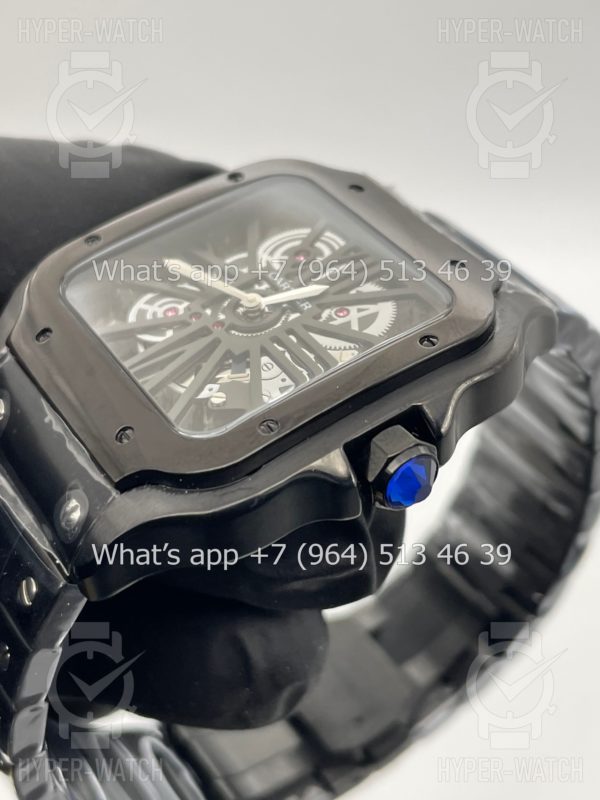Товар Cartier Santos de Cartier Skeleton 40mm Black Фото 7 - Cartier Santos de Cartier Skeleton 40mm Black