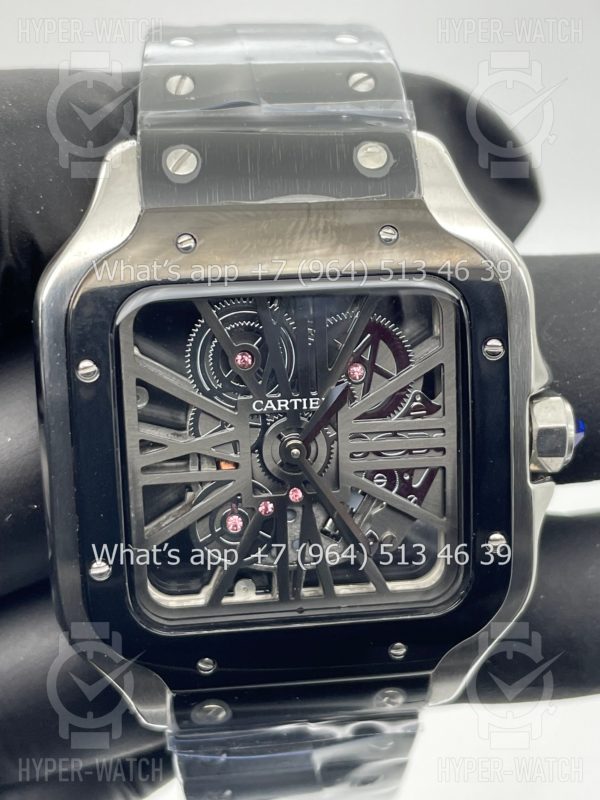 Товар Cartier Santos de Cartier Skeleton 40mm Black Steel Фото 2 - Cartier Santos de Cartier Skeleton 40mm Black Steel