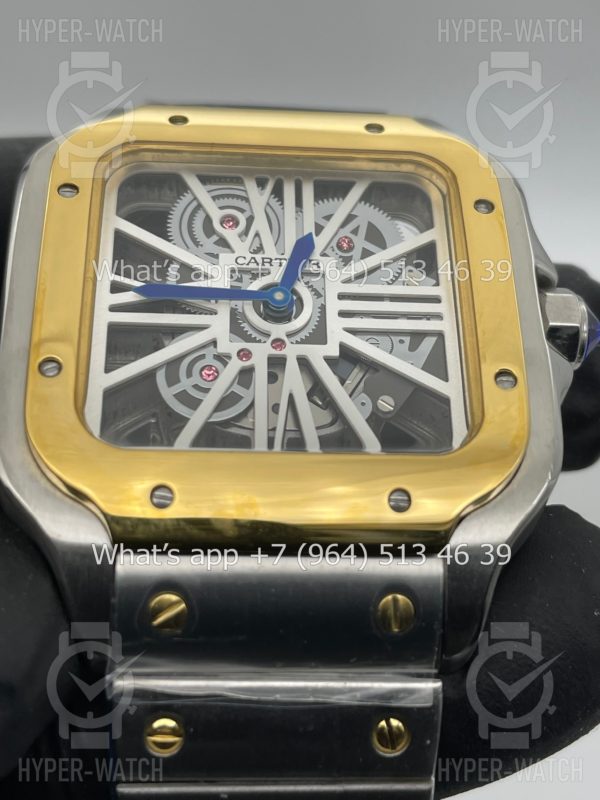 Товар Cartier Santos de Cartier Skeleton 40mm WHSA0012 Фото 4 - Cartier Santos de Cartier Skeleton 40mm WHSA0012