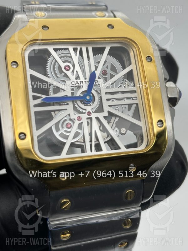 Товар Cartier Santos de Cartier Skeleton 40mm WHSA0012 Фото 5 - Cartier Santos de Cartier Skeleton 40mm WHSA0012