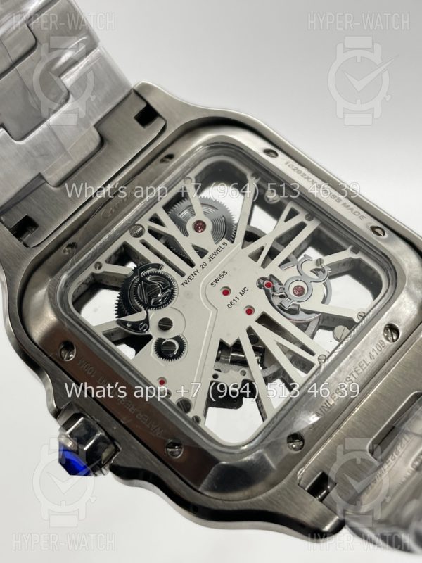 Товар Cartier Santos de Cartier Skeleton 40mm WHSA0012 Фото 13 - Cartier Santos de Cartier Skeleton 40mm WHSA0012