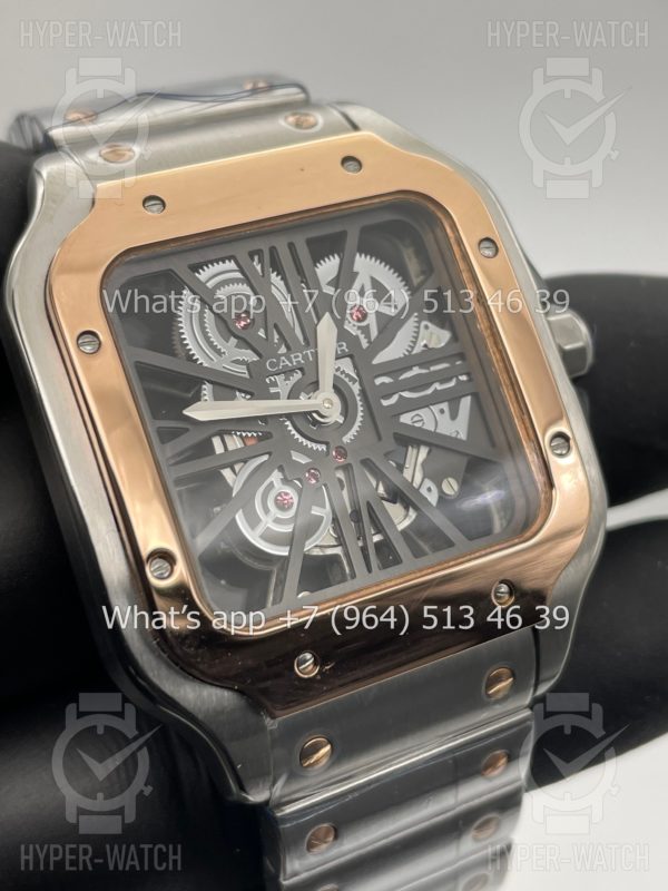 Фото 3 - Cartier Santos de Cartier Skeleton 40mm Steel