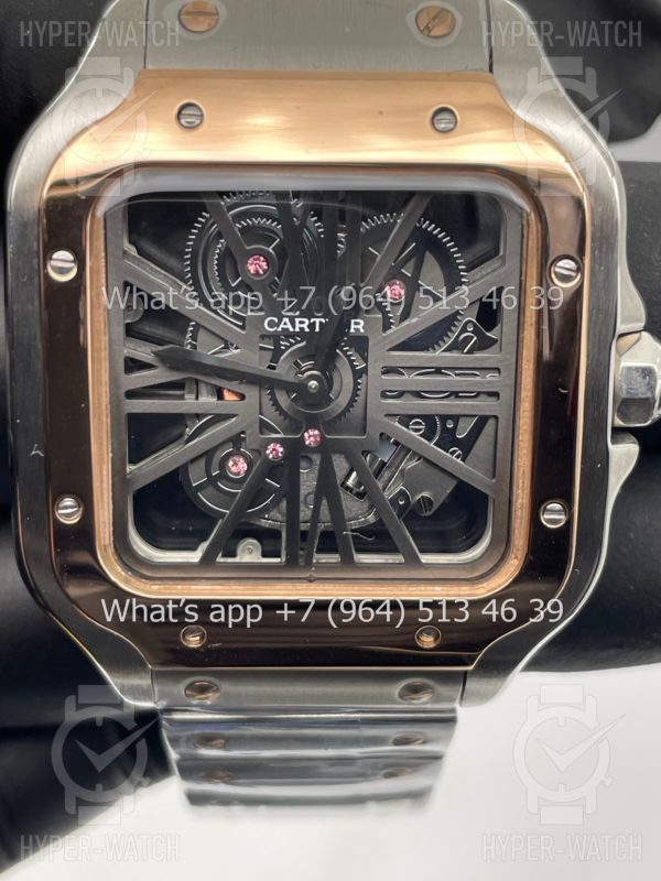 Фото 7 - Cartier Santos de Cartier Skeleton 40mm Steel