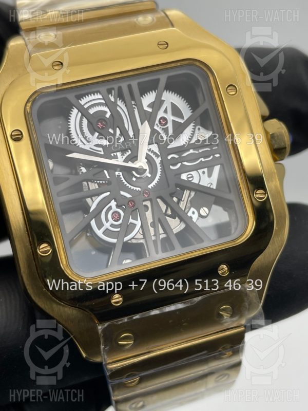 Товар Cartier Santos de Cartier Skeleton 40mm WHSA0042 Фото 3 - Cartier Santos de Cartier Skeleton 40mm WHSA0042