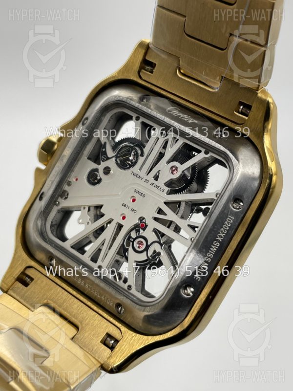 Товар Cartier Santos de Cartier Skeleton 40mm WHSA0042 Фото 13 - Cartier Santos de Cartier Skeleton 40mm WHSA0042