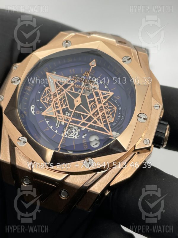 Фото 5 - Hublot Big Bang Sang Bleu II 45 Blue Gold