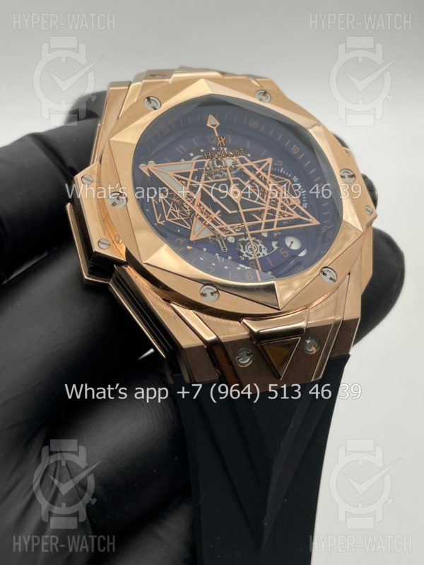 Фото 7 - Hublot Big Bang Sang Bleu II 45 Blue Gold