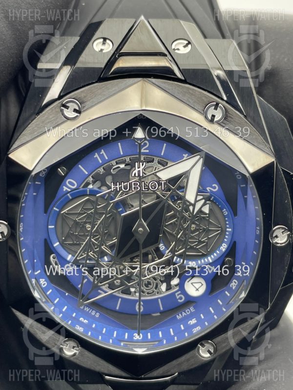 Товар Hublot Big Bang Sang Bleu II 45 All Black Фото 3 - Hublot Big Bang Sang Bleu II 45 All Black