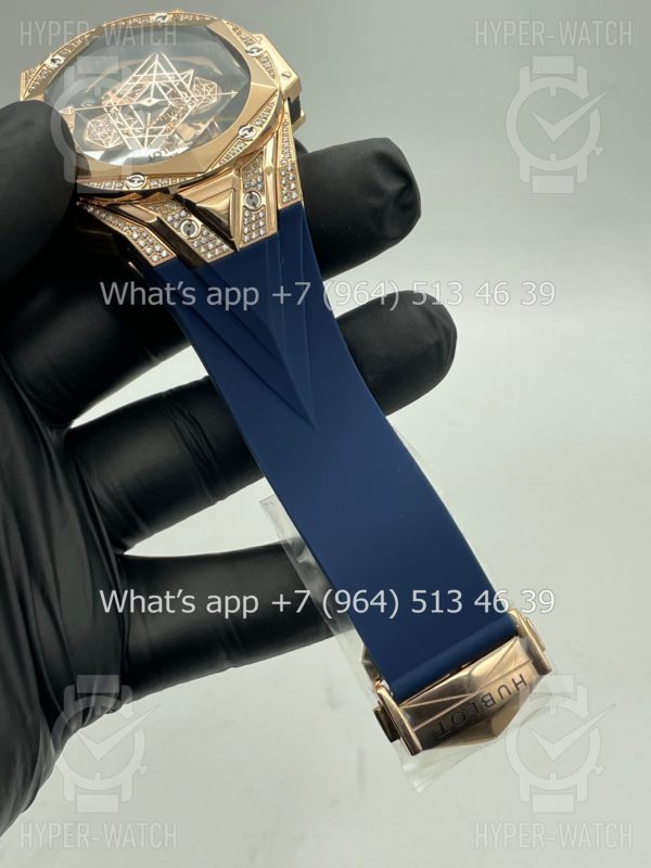 Фото 8 - Hublot Big Bang Sang Bleu II 45 Diamond