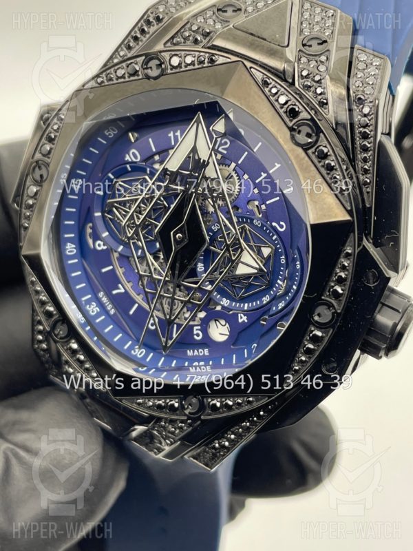 Товар Hublot Big Bang Sang Bleu II 45 Blue Black Фото 10 - Hublot Big Bang Sang Bleu II 45 Blue Black