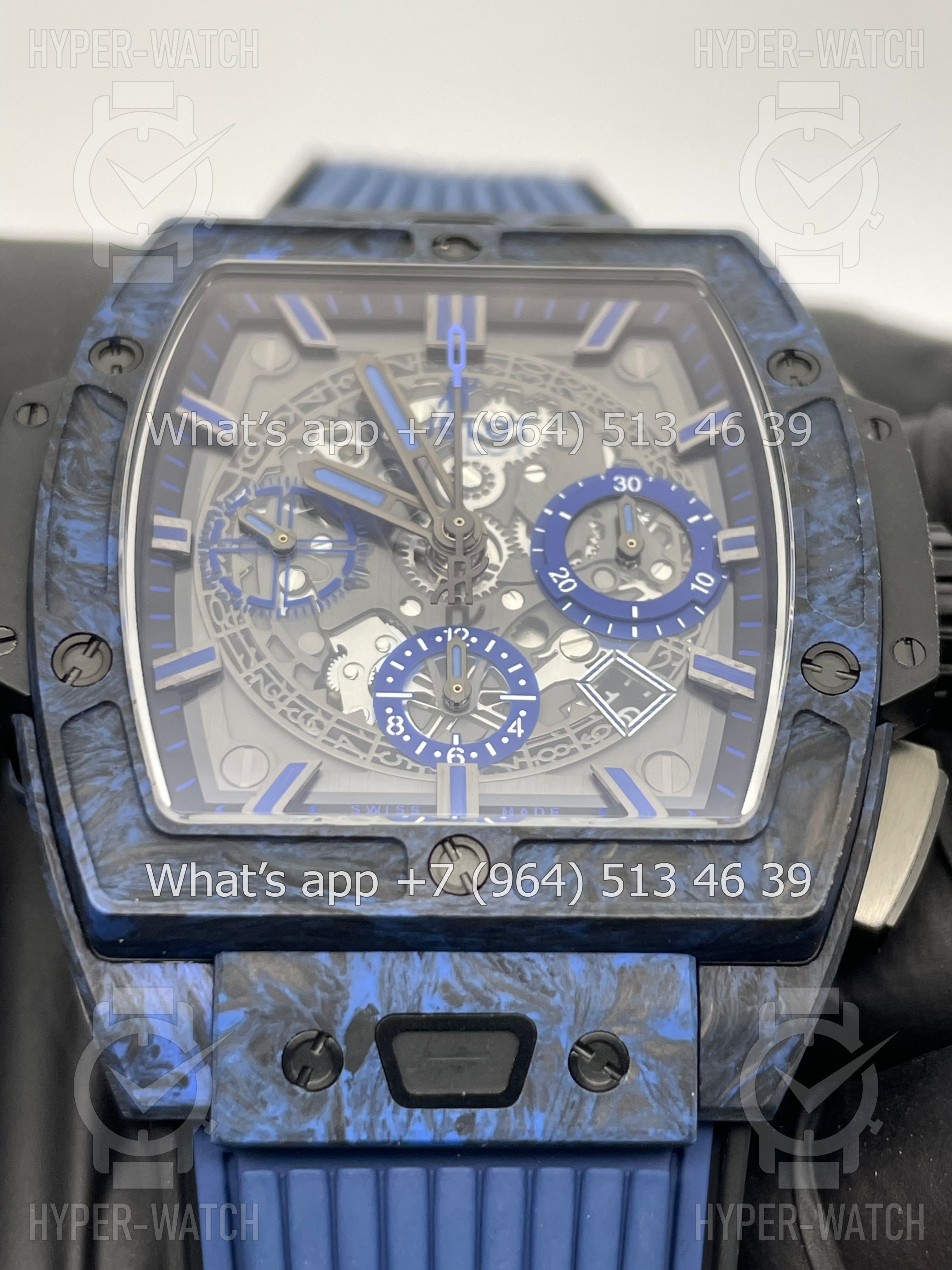 Фото 4 - Hublot Spirit of Big Bang 42mm Carbon Blue