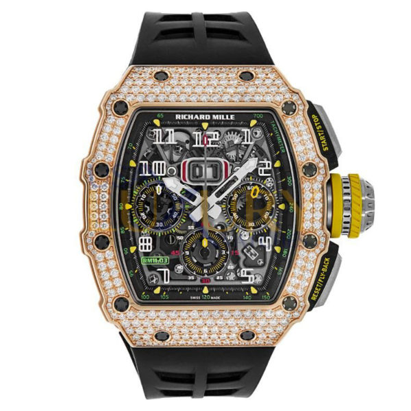 Товар Richard Mille RM 011-03 Diamond Gold Фото 1 - Richard Mille RM 011-03 Diamond Gold