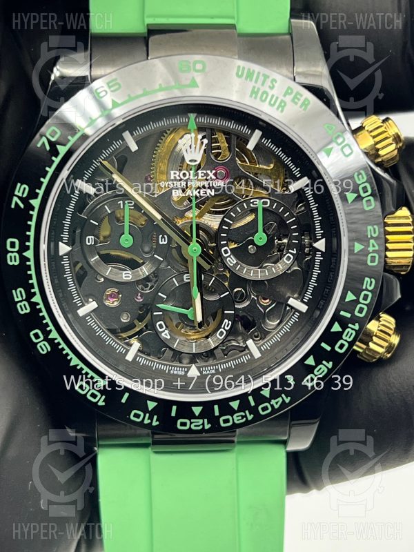 Фото 4 - Rolex Cosmograph Daytona 40mm Blaken Skeleton Green