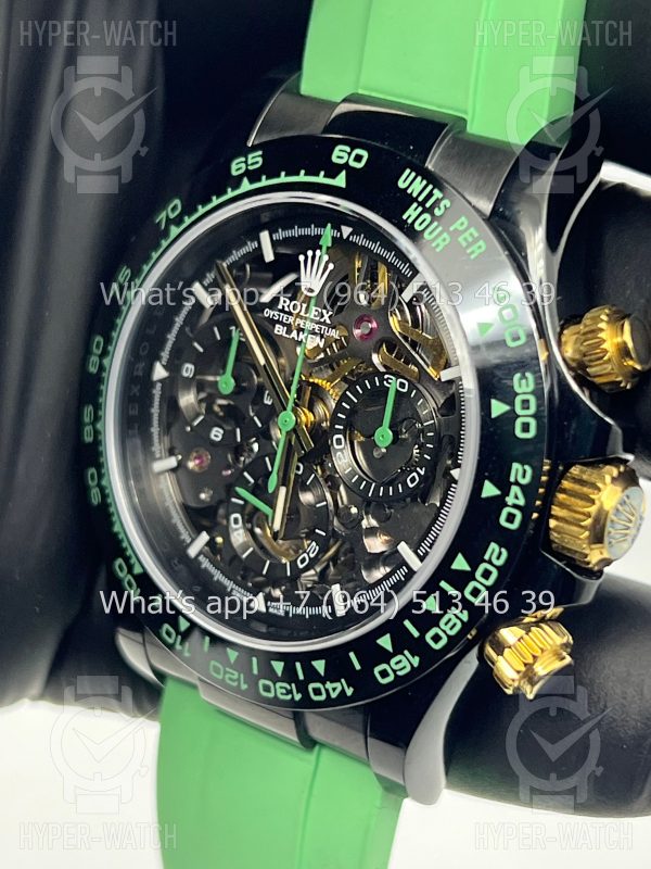 Фото 7 - Rolex Cosmograph Daytona 40mm Blaken Skeleton Green