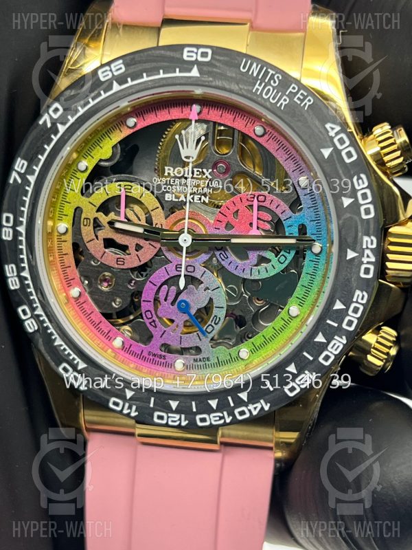 Товар Rolex Cosmograph Daytona 40mm Blaken Skeleton Pink Фото 4 - Rolex Cosmograph Daytona 40mm Blaken Skeleton Pink