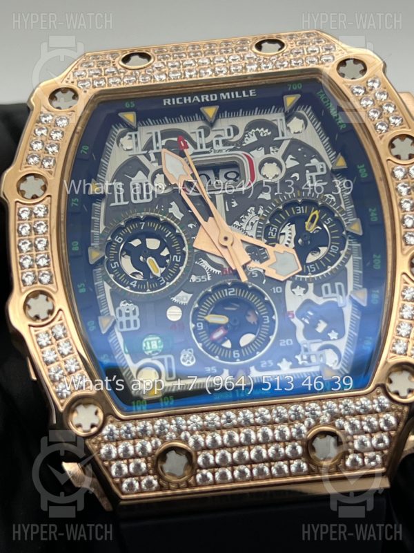 Товар Richard Mille RM 011-03 Diamond Gold Фото 5 - Richard Mille RM 011-03 Diamond Gold