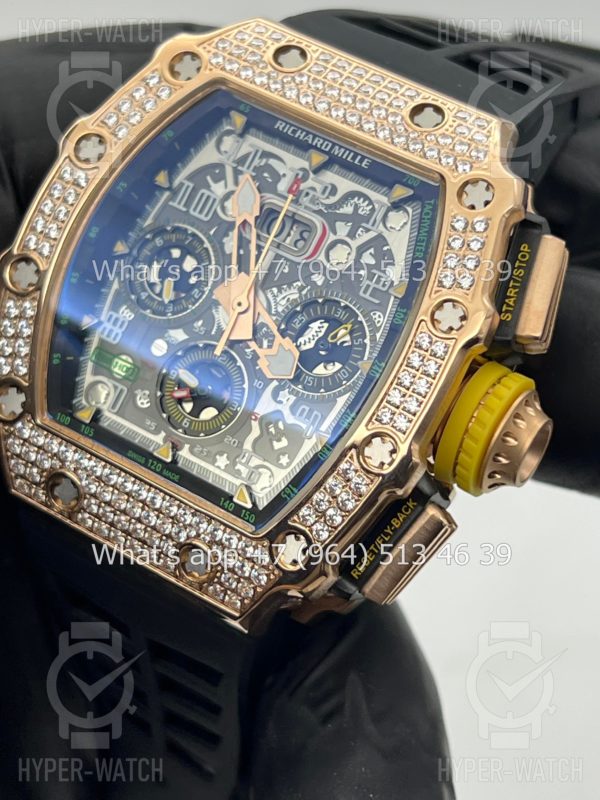Товар Richard Mille RM 011-03 Diamond Gold Фото 7 - Richard Mille RM 011-03 Diamond Gold