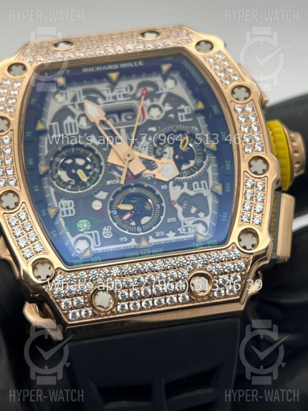 Товар Richard Mille RM 011-03 Diamond Gold Фото 10 - Richard Mille RM 011-03 Diamond Gold