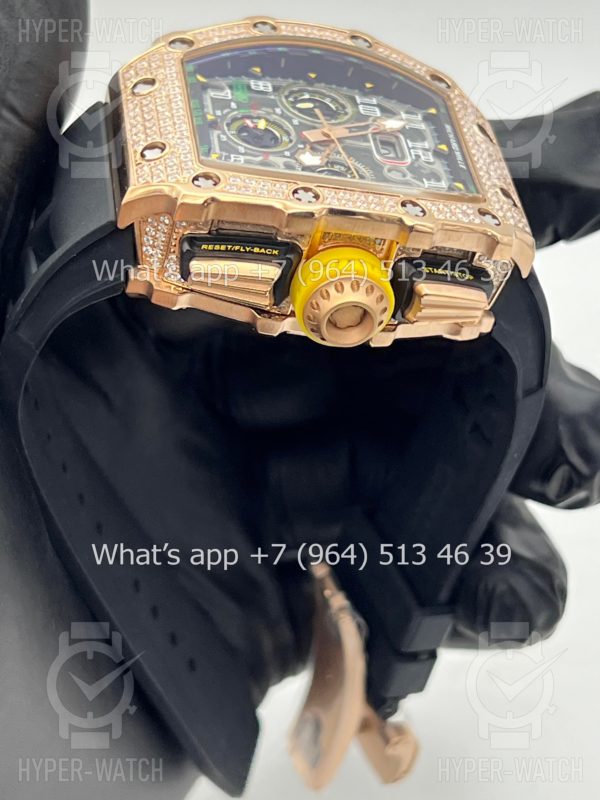 Товар Richard Mille RM 011-03 Diamond Gold Фото 16 - Richard Mille RM 011-03 Diamond Gold