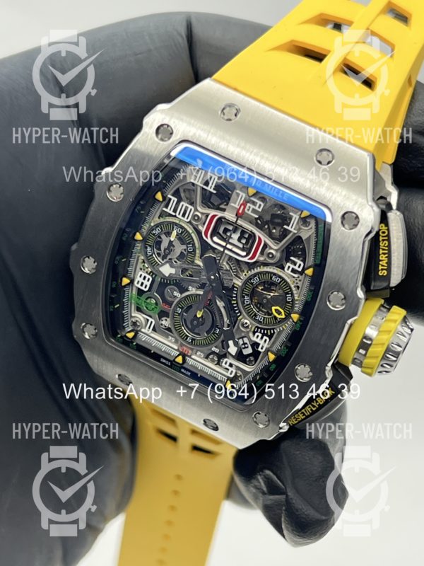 Товар Richard Mille RM 011-03 Steel Yellow Chronograph Фото 5 - Richard Mille RM 011-03 Steel Yellow Chronograph