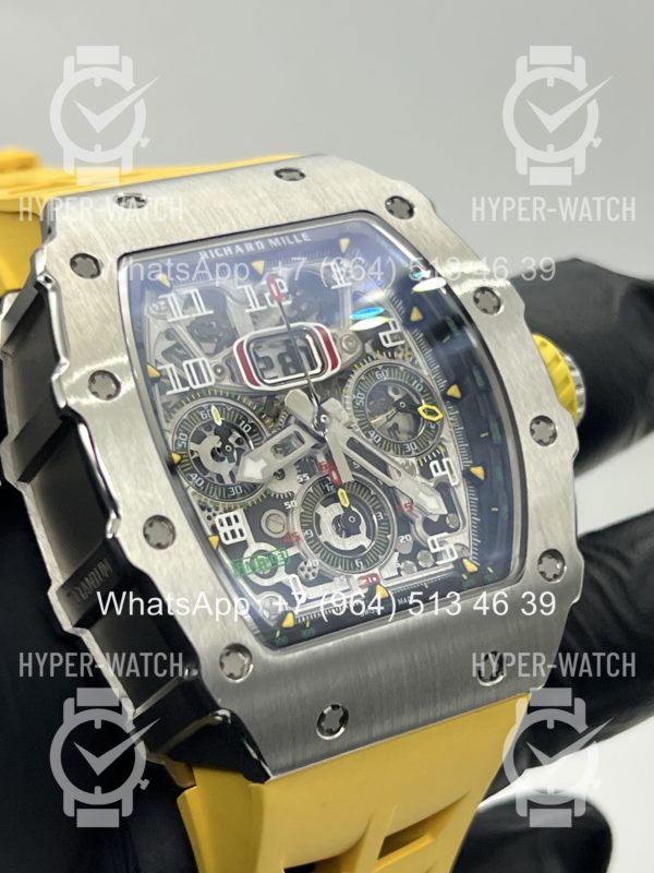 Товар Richard Mille RM 011-03 Steel Yellow Chronograph Фото 7 - Richard Mille RM 011-03 Steel Yellow Chronograph