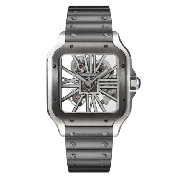 Товар Cartier Santos de Cartier Skeleton 40mm Black Steel Фото 1 - Cartier Santos de Cartier Skeleton 40mm Black Steel