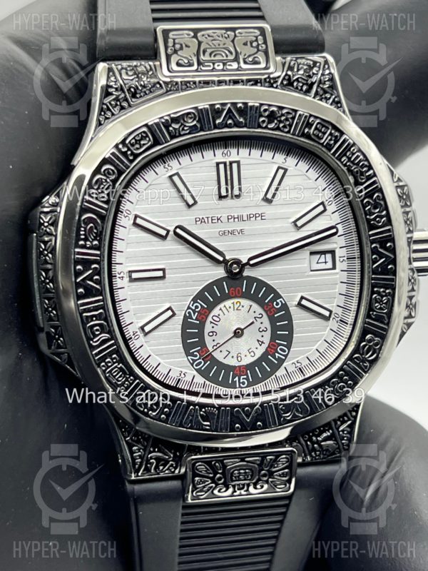 Товар Patek Philippe Nautilus 44mm Engraved Art 4767 Фото 4 - Patek Philippe Nautilus 44mm Engraved Art 4767